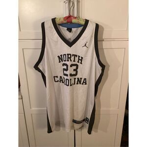 Nike NCAA #23 Jordan Tar Heels Jersey Sz 3XL Jumpman Blue White